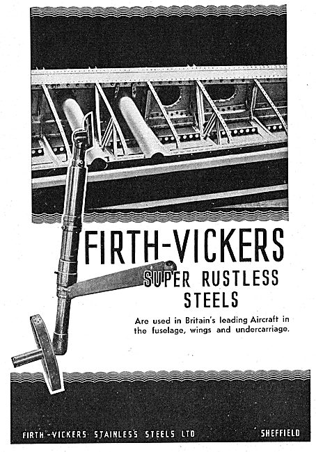 Firth Vickers Super Rustless Steels                              