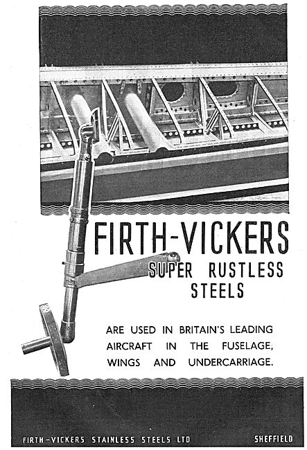 Firth-Vickers Super Rustless Steels                              