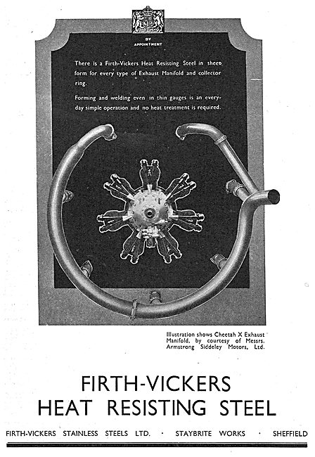 Firth-Vickers Heat Resisting Steels                              