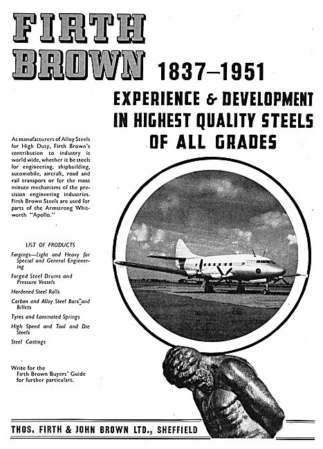 Firth Brown Steel Forgings & Castings                            