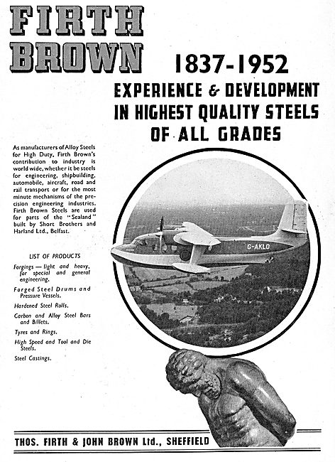 Firth Brown Alloy Steels                                         