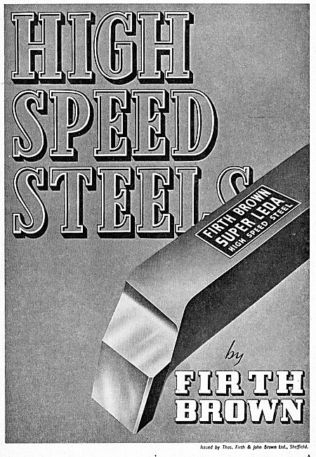 Firth Brown Supa Leda High Speed Steels                          