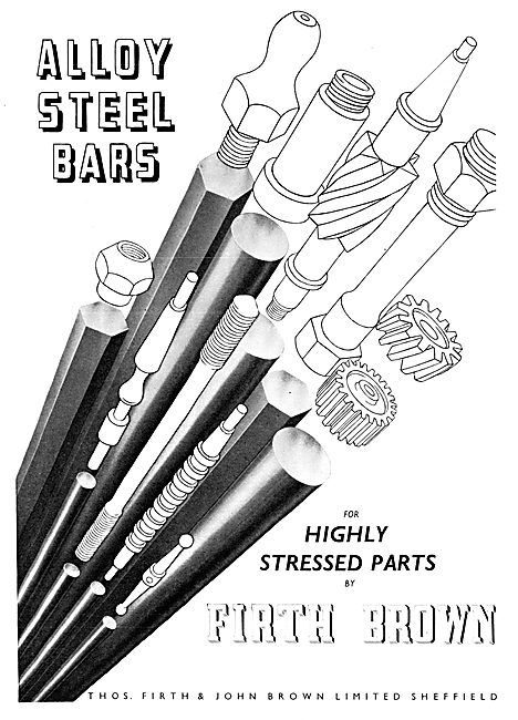 Firth Brown Alloy Steel Bars 1954                                