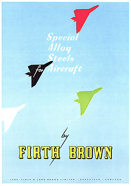 Firth Brown Alloy Steels For Aircraft                            