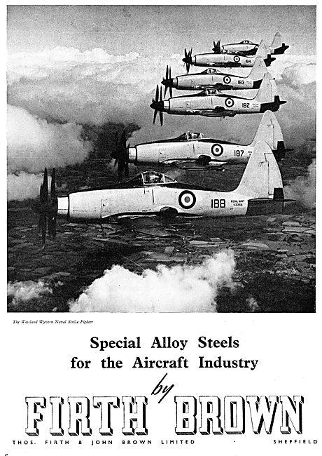 Firth Brown  Alloy Steels For Aircraft                           