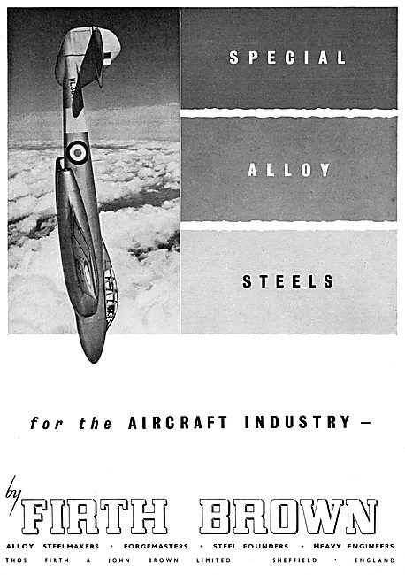 Firth Brown Special Alloy Steels For Aircraft                    
