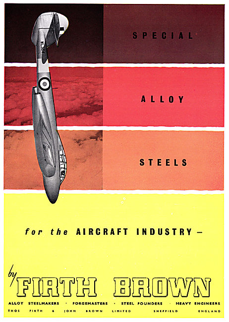 Firth Brown Special Alloy Steels For Aircraft                    