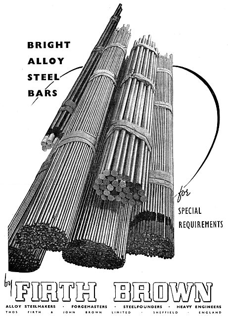 Firth Brown Alloy Steelmakers, Forgemasters, Founders & Engineers