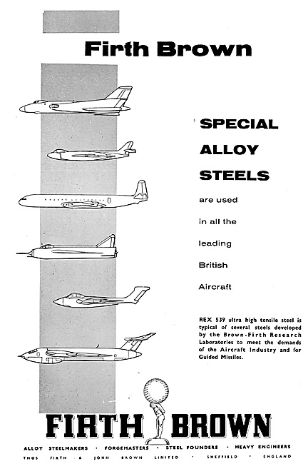 Firth Brown Alloy Steelmakers, Forgemasters & Steel Founders     