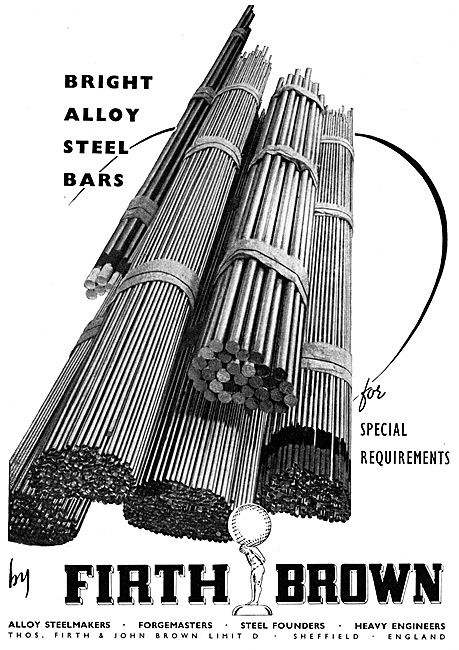 Firth Brown Alloy Steelmakers, Forgemasters & Steel Founders     