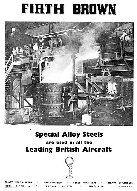 Firth Brown Special Alloy Steels For The Aircraft Industry       