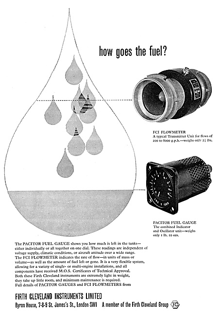 Firth Cleveland Simmonds Aerocessories Aircraft Components       