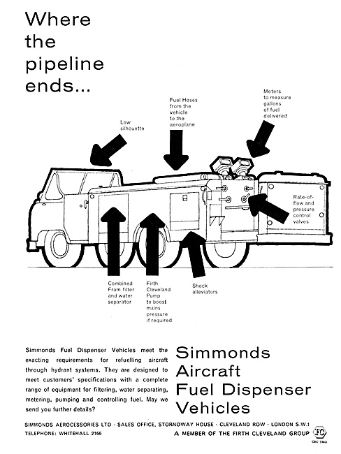 Firth Cleveland - Simmonds Aerocessories Aircraft Refuellers     