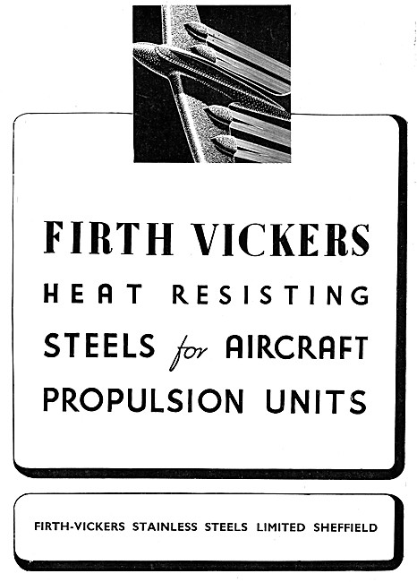 Firth-Vickers Steels For Aero Engines                            