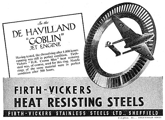 Firth-Vickers Heat Resisting Stainless Steels 1949               