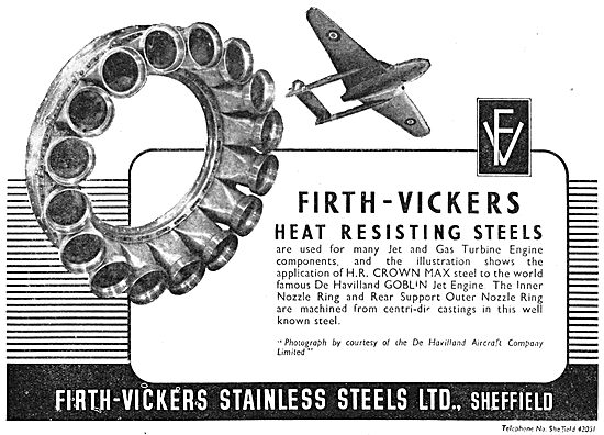 Firth-Vickers Heat Resisting Steel                               
