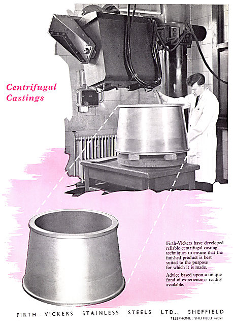 Firth-Vickers Stainless Steels - Centrifugal Castings            