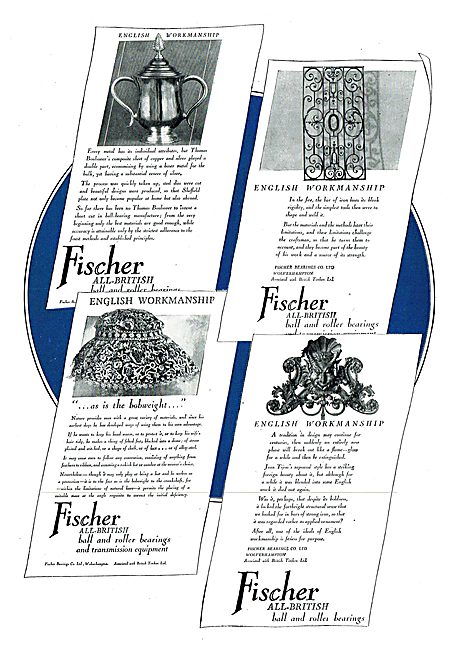 Fischer Bearings 1943 Advert                                     