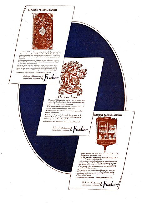 Fischer Bearings Advert 1943                                     