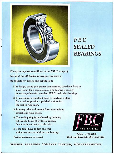 Fischer FBC Bearings                                             