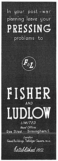 Fisher & Ludlow Pressings & Factory Storage Equipment.           