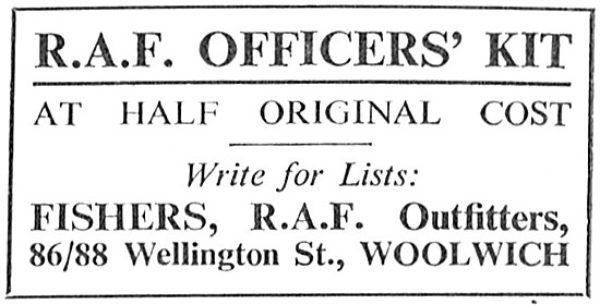 Fishers RAF Outfitters                                           