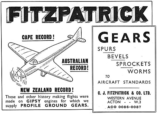 C.J.Fitzpatrick. Gears, Spurs, Bevels, Sprockets & Worms         