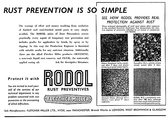 Fletcher Miller RODOL Rust Preventatives                         