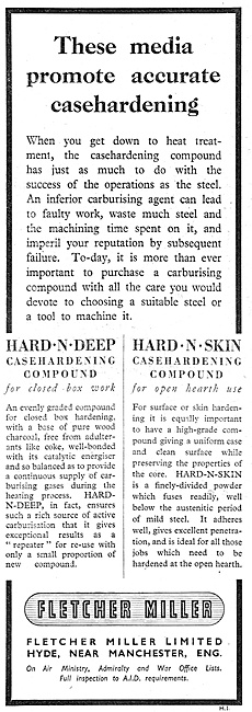 Fletcher Miller Casehardening Compounds                          