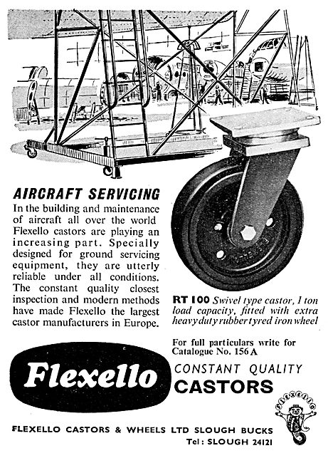 Flexello Castors For Servicing Equipment                         