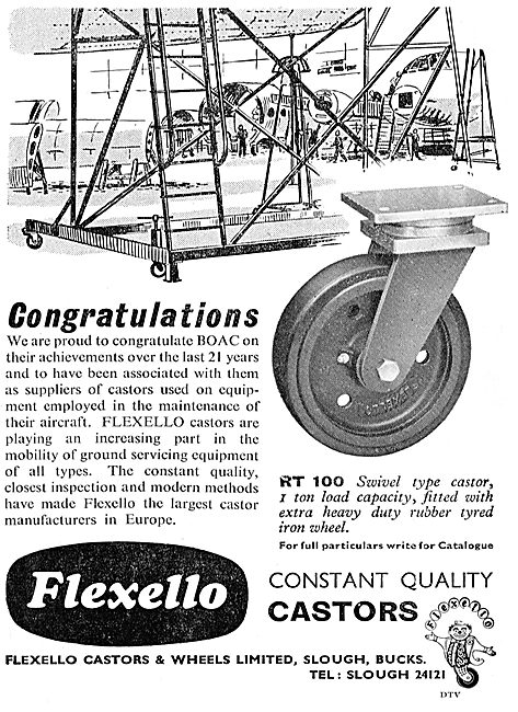 Flexello RT100 Swivel Castor                                     