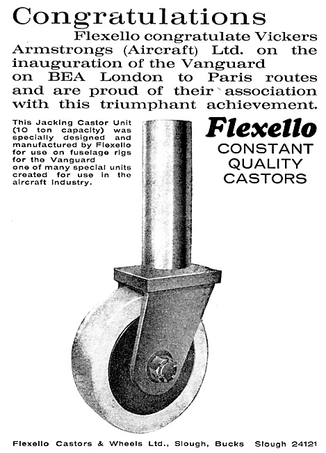 Flexello Castors For Ground Equipment                            