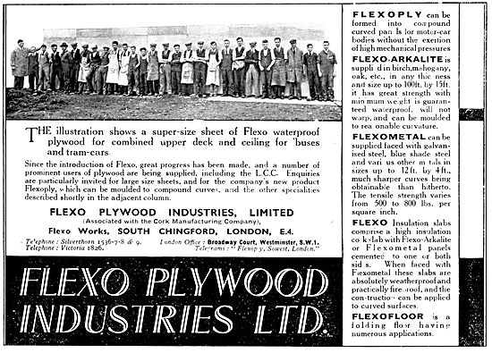 Flexo Aircraft Plywood 1931                                      