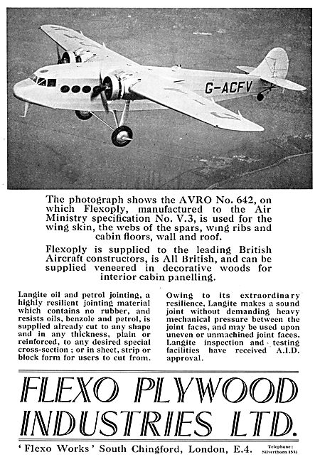 Flexo Flexopoly Aircraft Plywood                                 