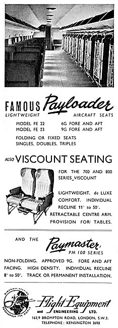 Flight Equipment - Manufacturers Of Aircraft Seating             