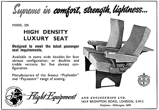 Flight Equipment - Manufacturers Of Aircraft Seating             