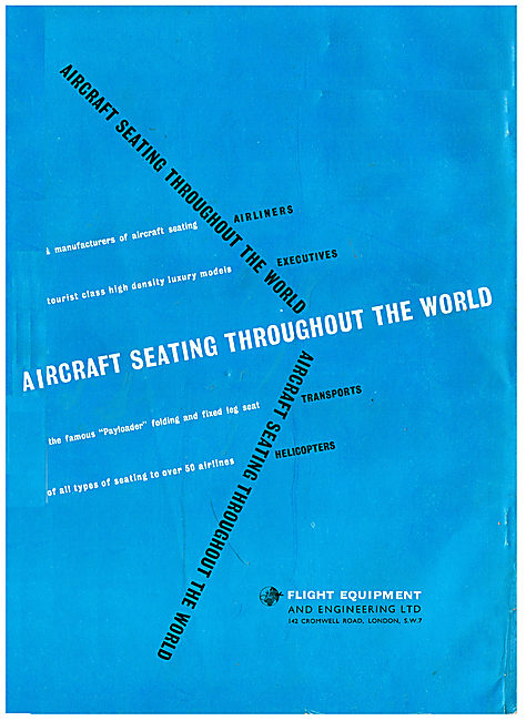 Flight Equipment High Density Aircraft Seating Installations     