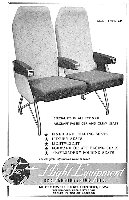 Flight Equipment  Aircraft Passenger Seating                     