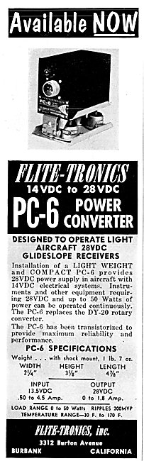 Flite-Tronics Avionics Accessories                               