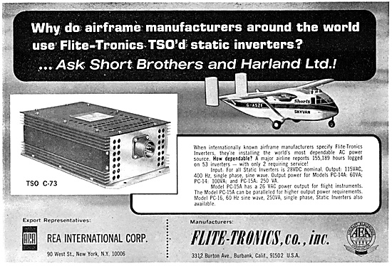 Flite-Tronics Electrical Equipment                               