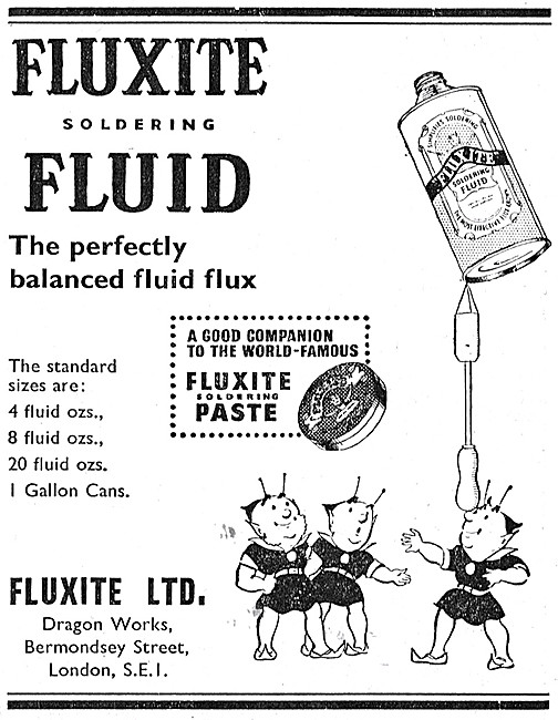 Fluxite Soldering Fluid - F;uxite Paste                          