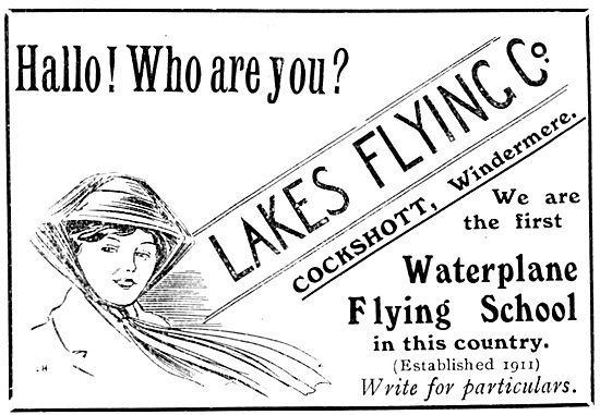 Lakes Waterplane Flying School.  Cockshott Windermere            