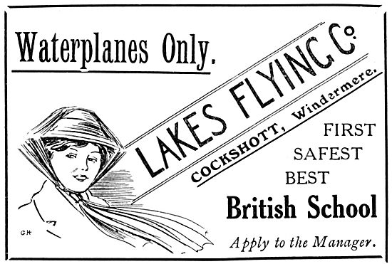 Lakes Waterplane Flying School.  Cockshott Windermere            