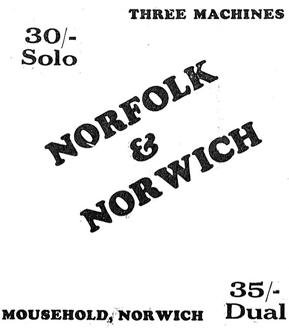 Norfolk & Norwich Aero Club 1931                                 