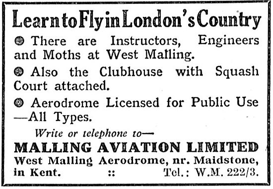 Malling Aviation Flying School - West Malling                    