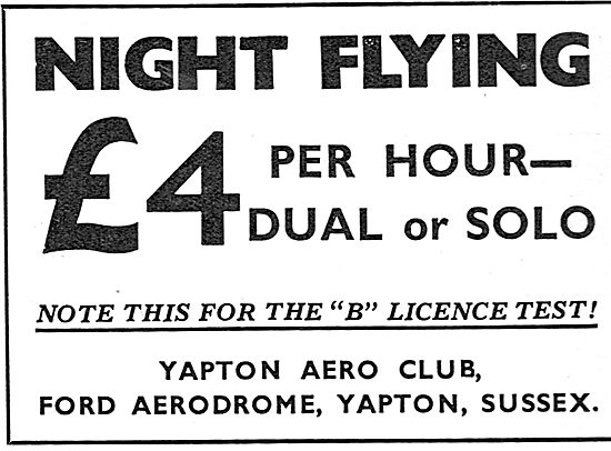 Yapton Aero Club - Ford Aerodrome, Yapton, Sussex                