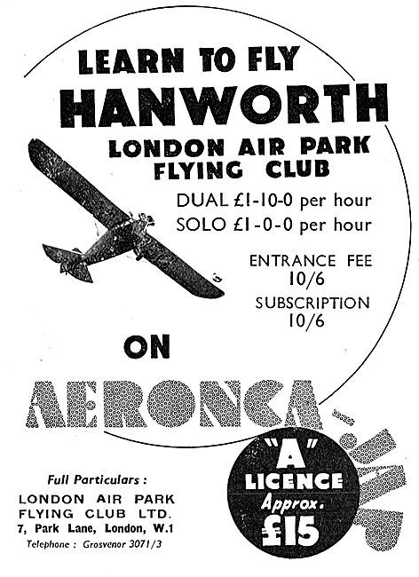 London Air Park Flying Club - Hanworth                           
