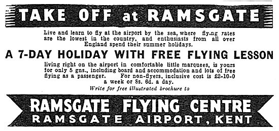 Ramsgate Flying Centre - Ramsgate Airport Kent                   