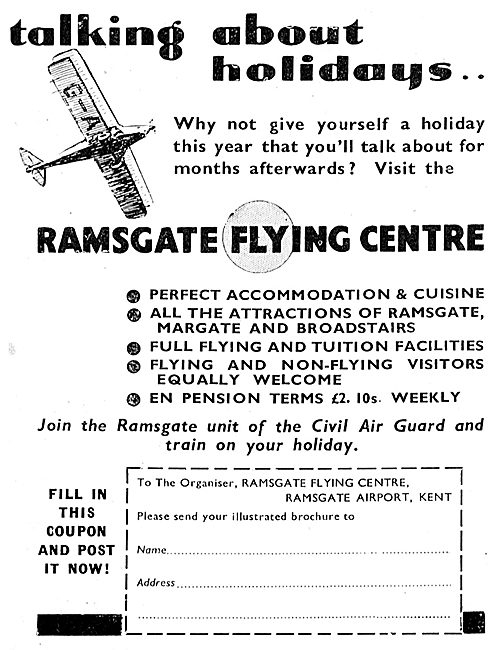 Ramsgate Flying Centre - Ramsgate Airport kent                   