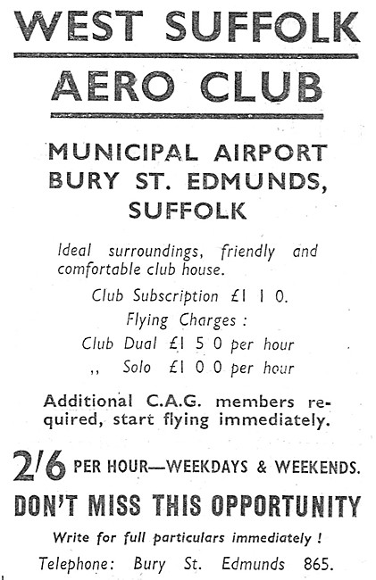 West Suffolk Aero Club                                           
